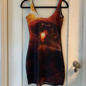 Blackmilk clothing X LOTR bodycon dress